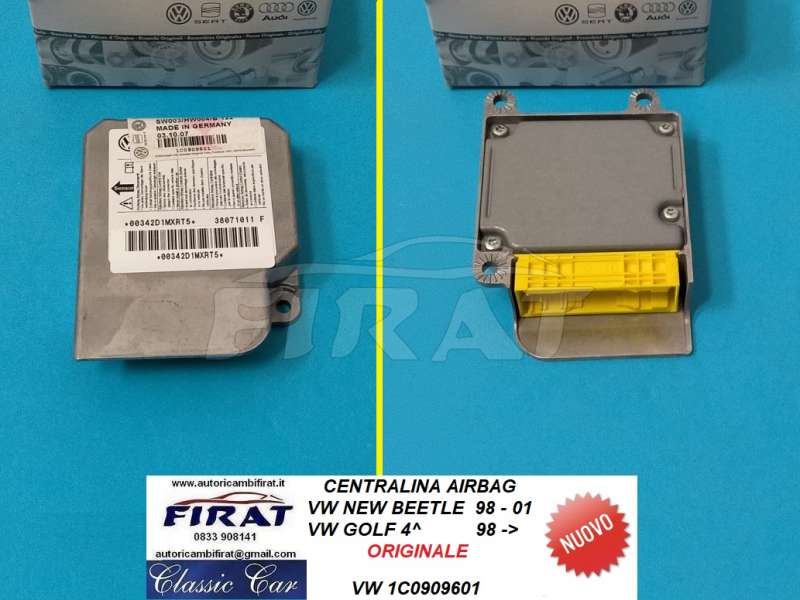 CENTRALINA AIRBAG VW GOLF 4^ - NEW BEETLE (1C0909601)